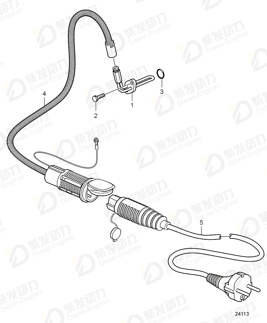 volvo penta Rod 22232676 Drawing volvo penta Rod 22232676 Drawing